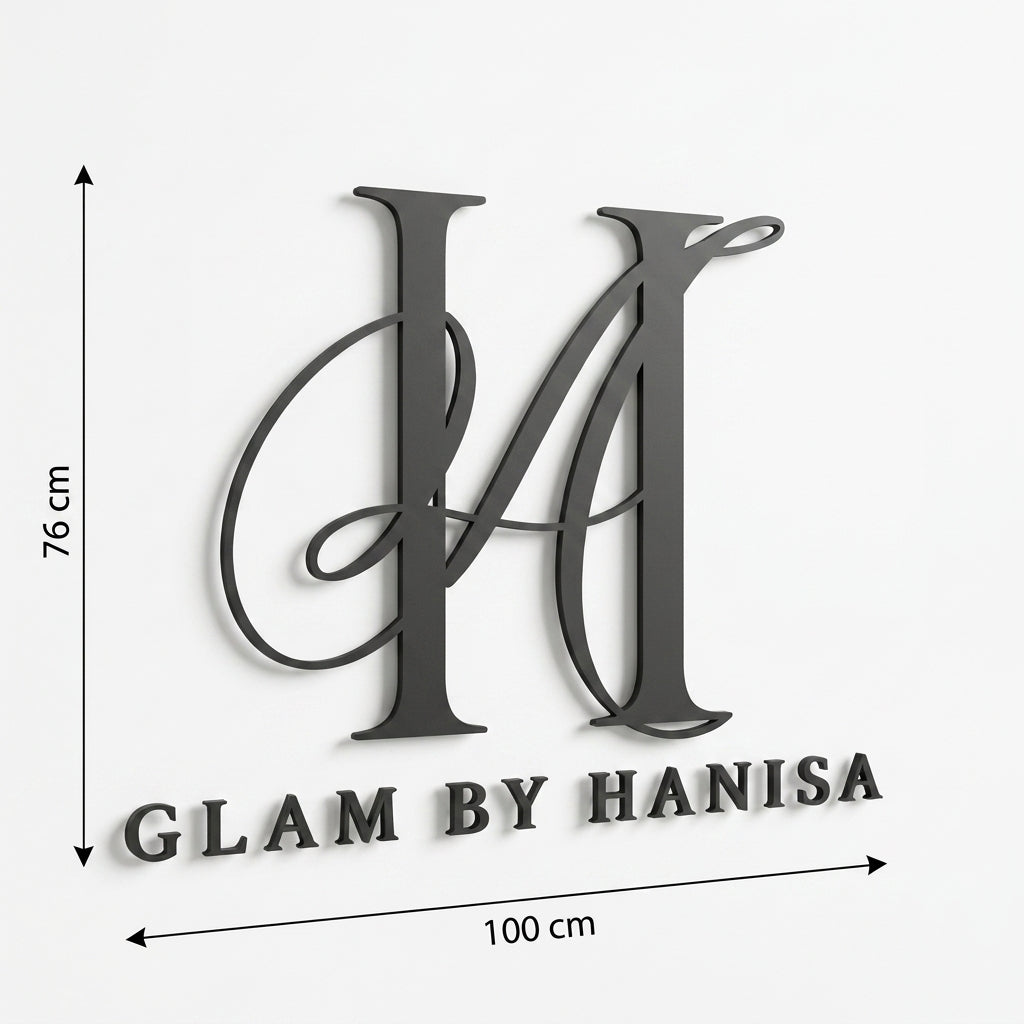 3D Logo Hanisa Glambyhanisa