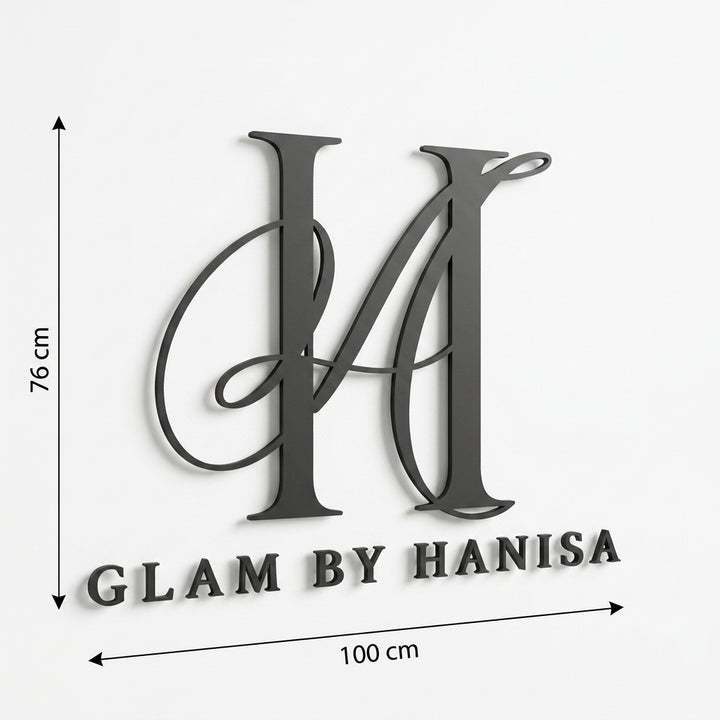 3D Logo Hanisa Glambyhanisa