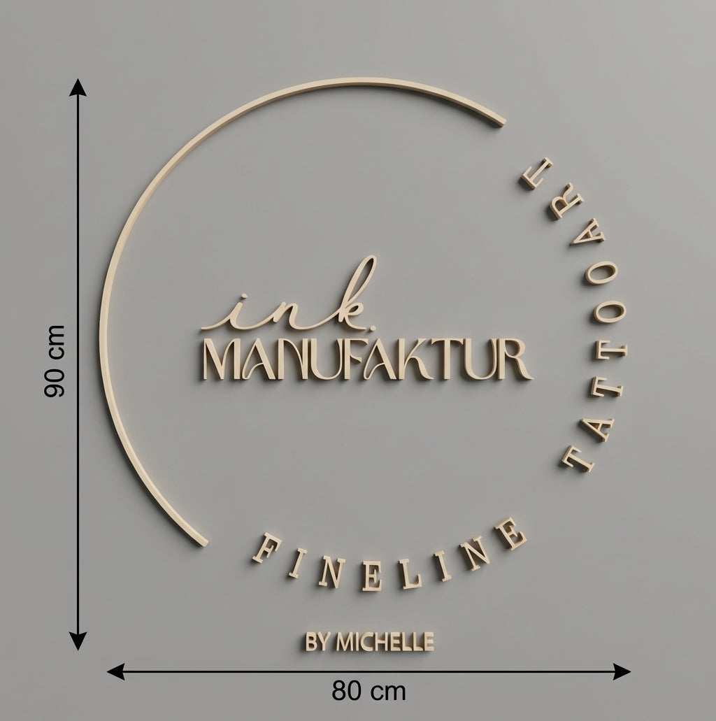 3D Logo Michelle ink.Manufaktur