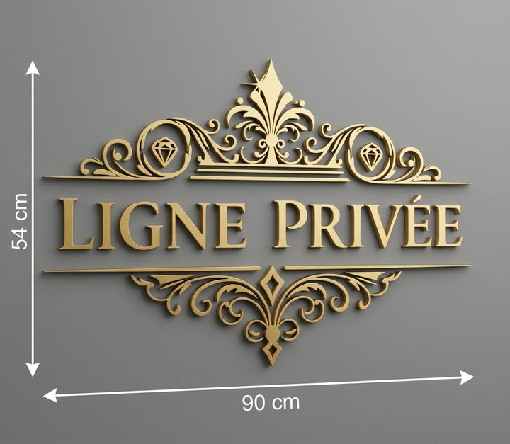 3D Logo Sandra Ligne PRIVÉE