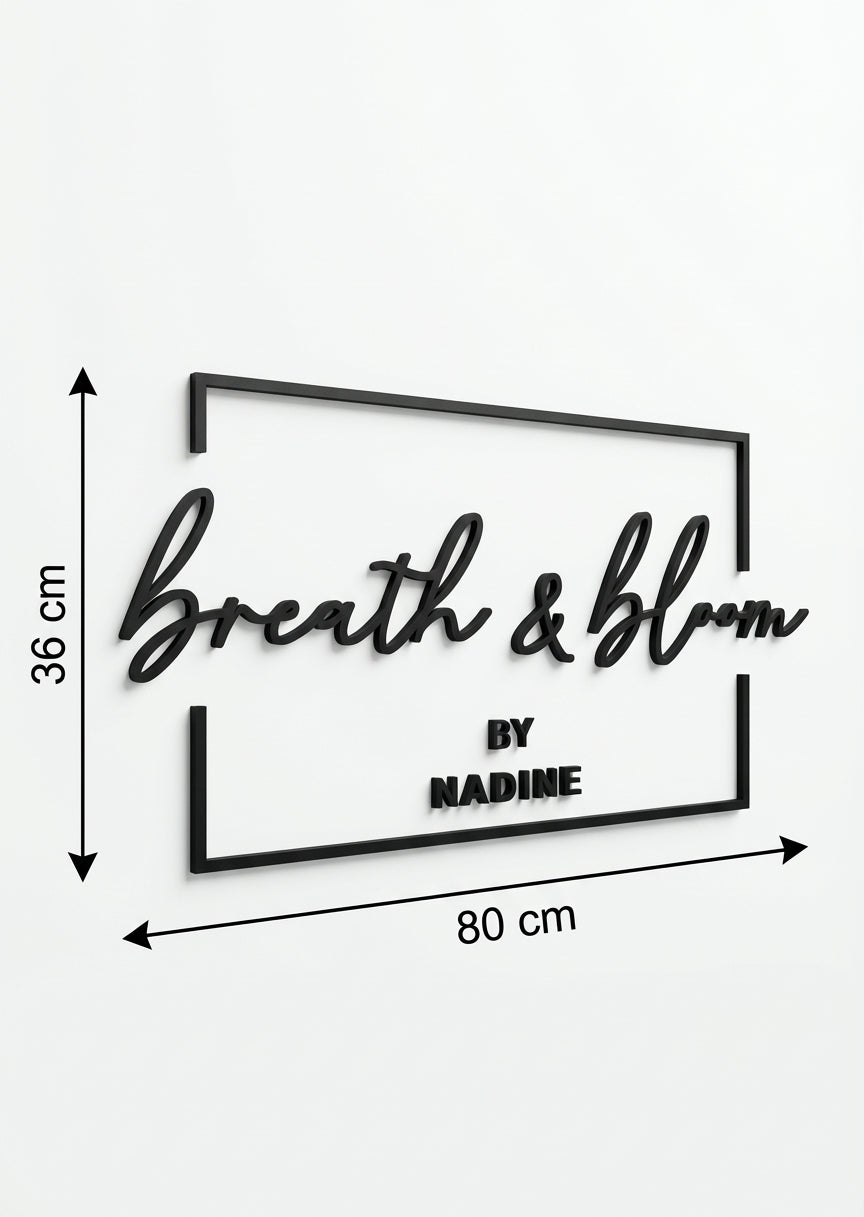 3D Logo Nadine Breath & Bloom by Nadine