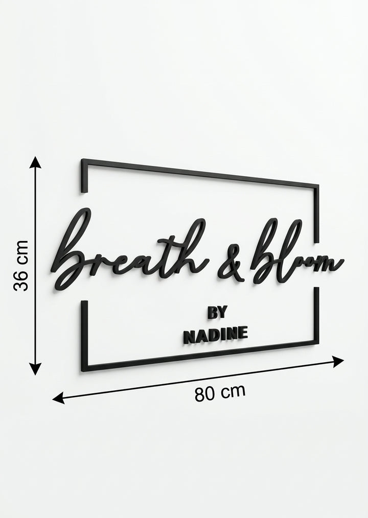 3D Logo Nadine Breath & Bloom by Nadine