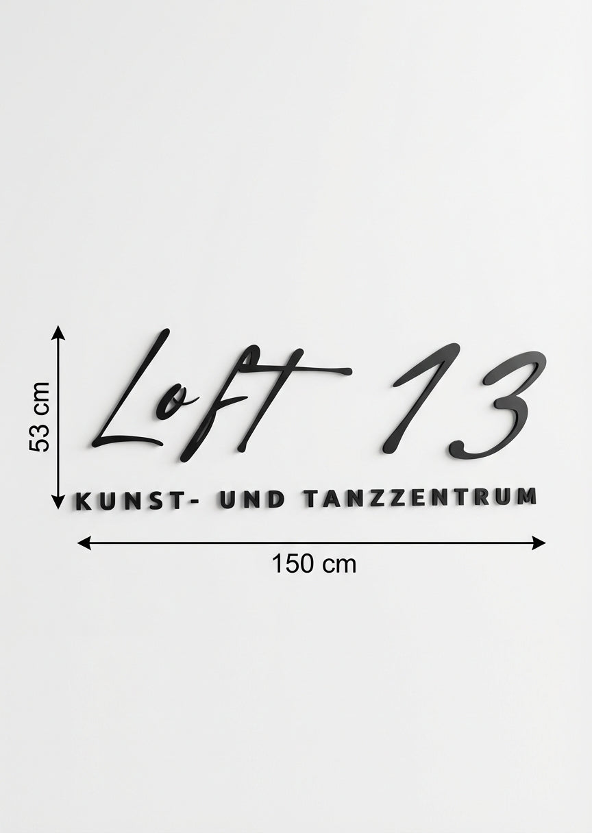 3D Logo Ana Belen - LOFT 13 Kunst- und Tanzzentrum