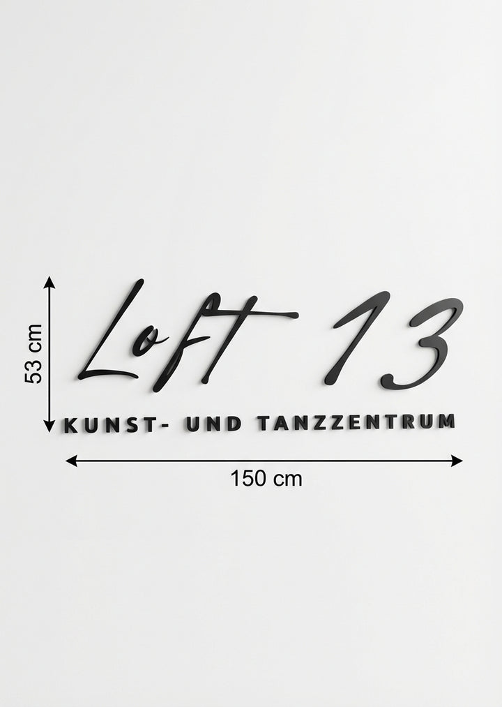 3D Logo Ana Belen - LOFT 13 Kunst- und Tanzzentrum