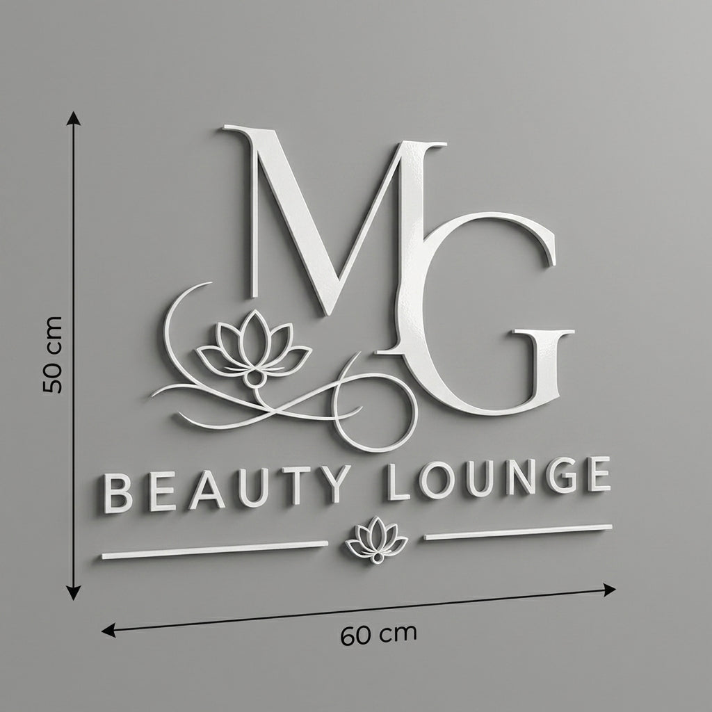 3D Logo Monika M.G Beauty- Lounge