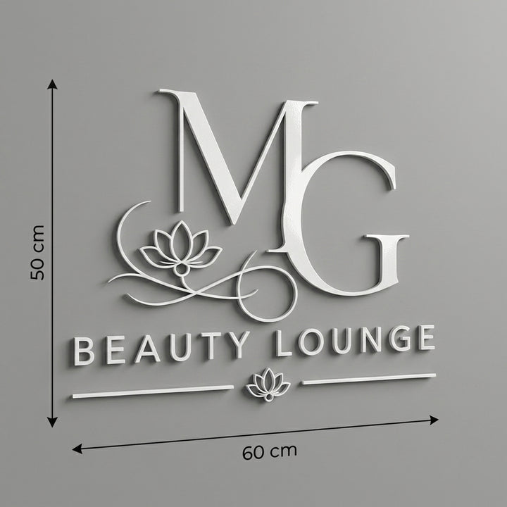 3D Logo Monika M.G Beauty- Lounge