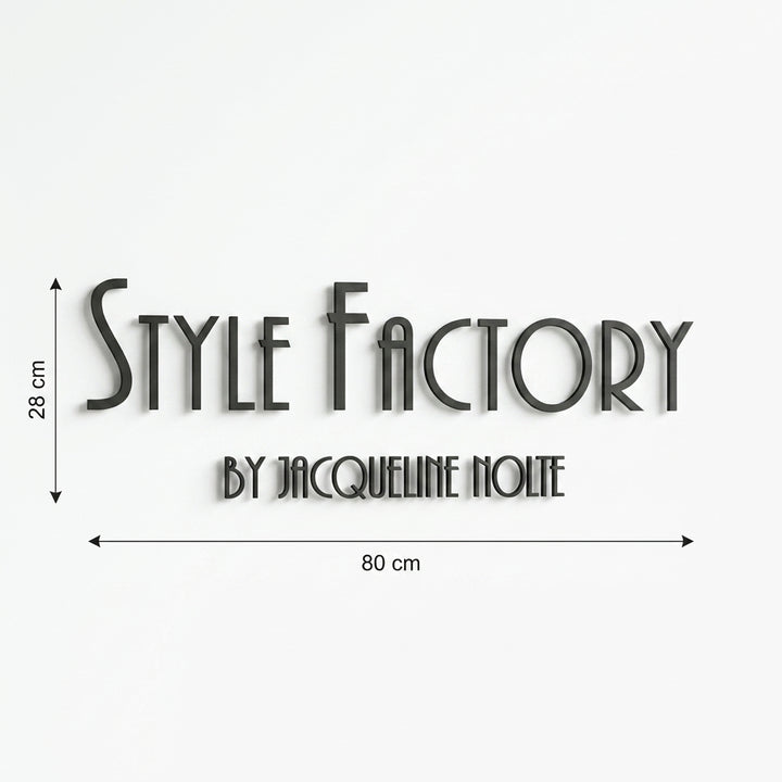 3D Logo Jacqueline Style Factory