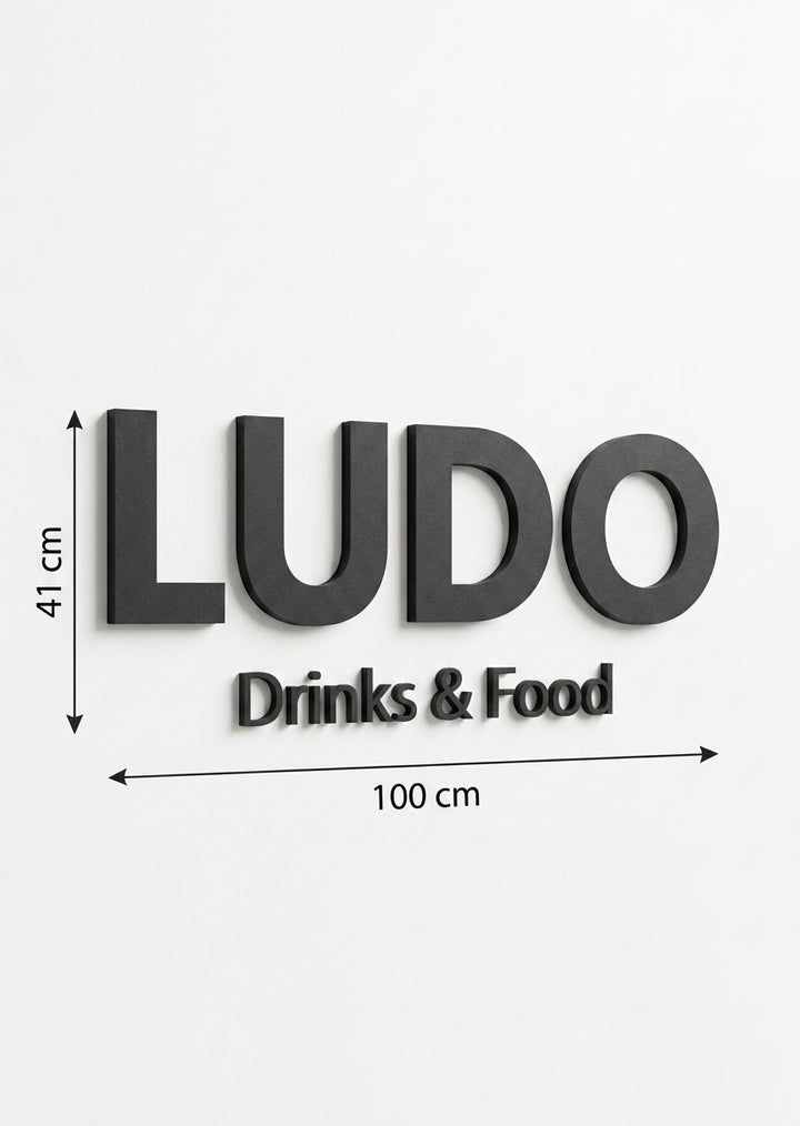 3D Logo Matea LUDO Drinks&Food
