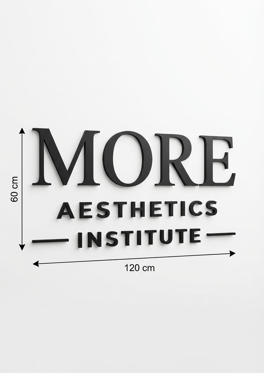 3D Logo Sarah MORE AESTHETICS INSTITUTE