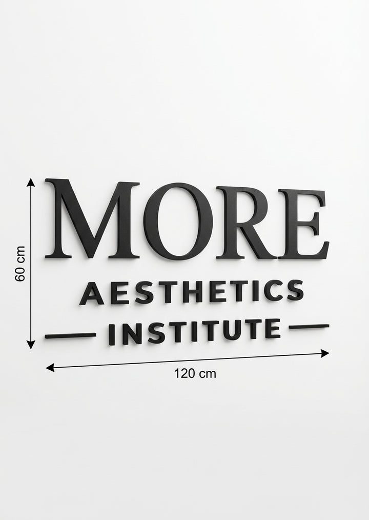 3D Logo Sarah MORE AESTHETICS INSTITUTE