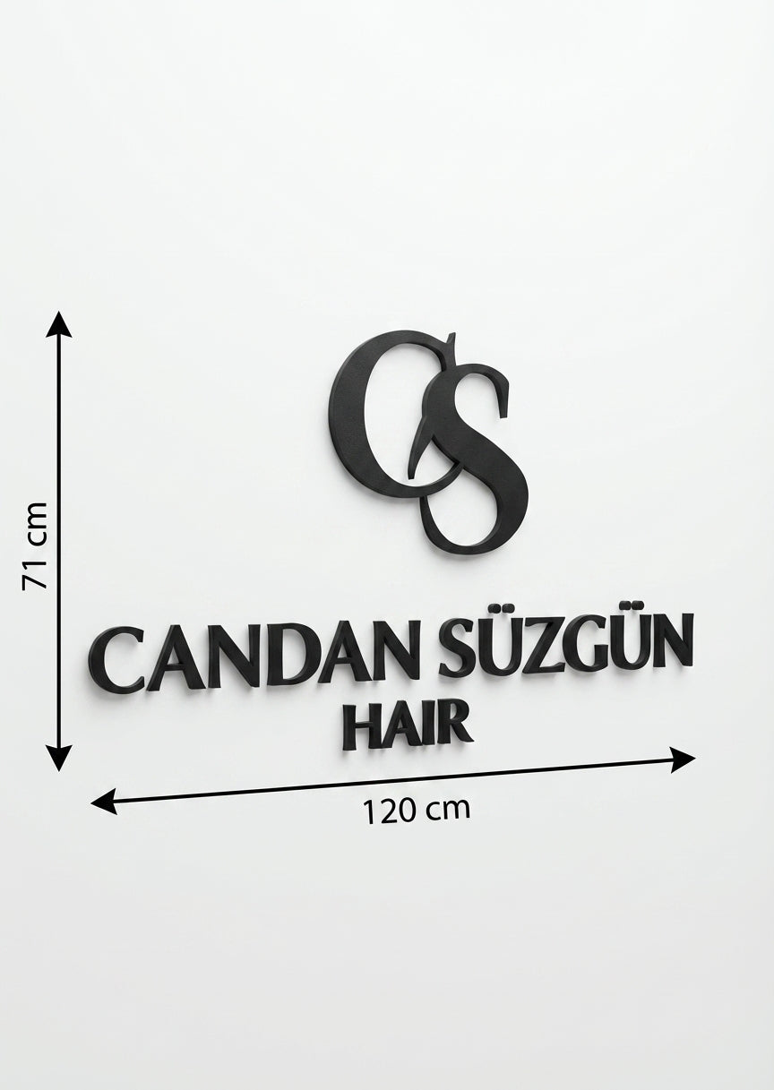3D Logo Candan Candan Süzgün Hair