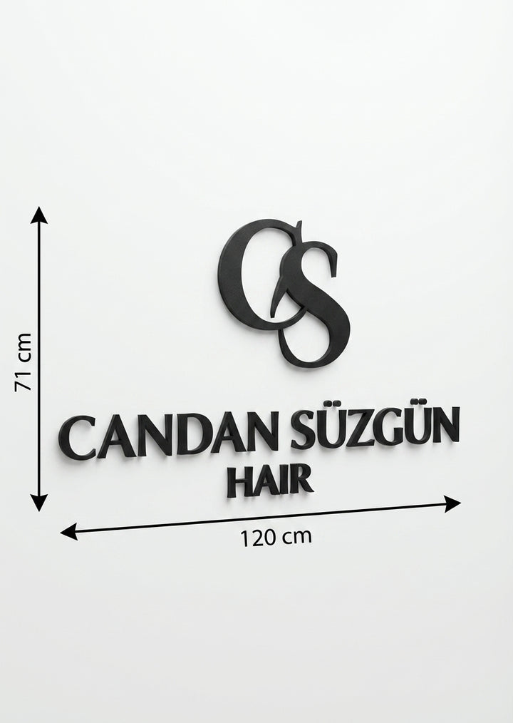 3D Logo Candan Candan Süzgün Hair