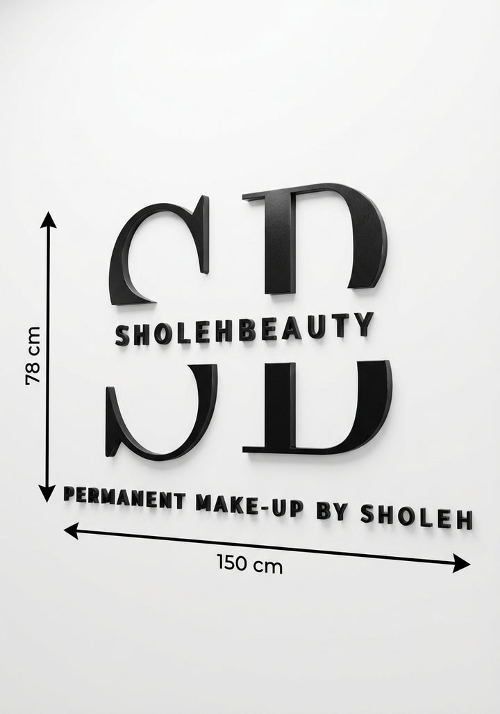 3D Logo Sholeh SHOLEHBEAUTY