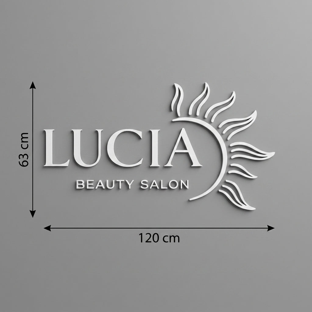 3D Logo Lucia LUCIA Beauty Salon