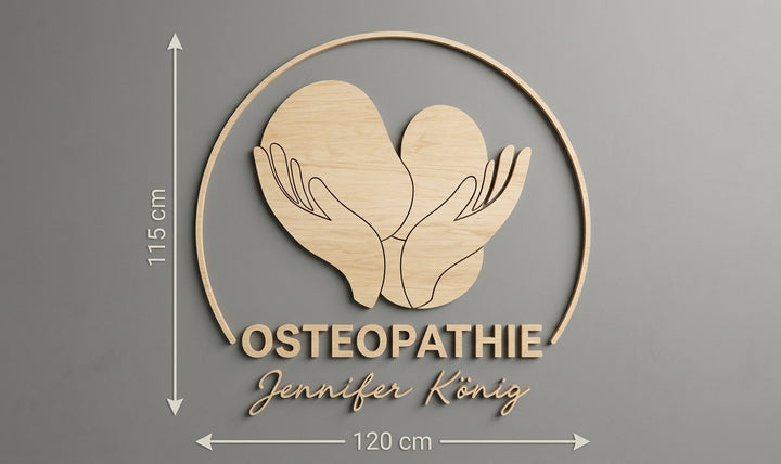 3D Logo Jennifer Osteopathie Jennifer König