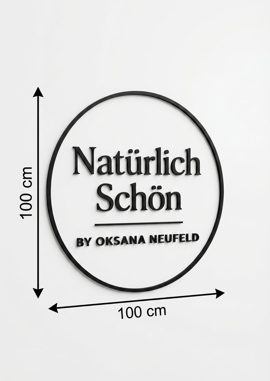 3D Logo Oksana Natürlich Schön by Oksana Neufeld