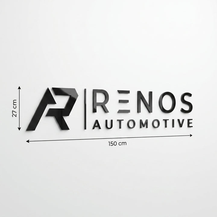 3D Logo Soner Renos Automotive