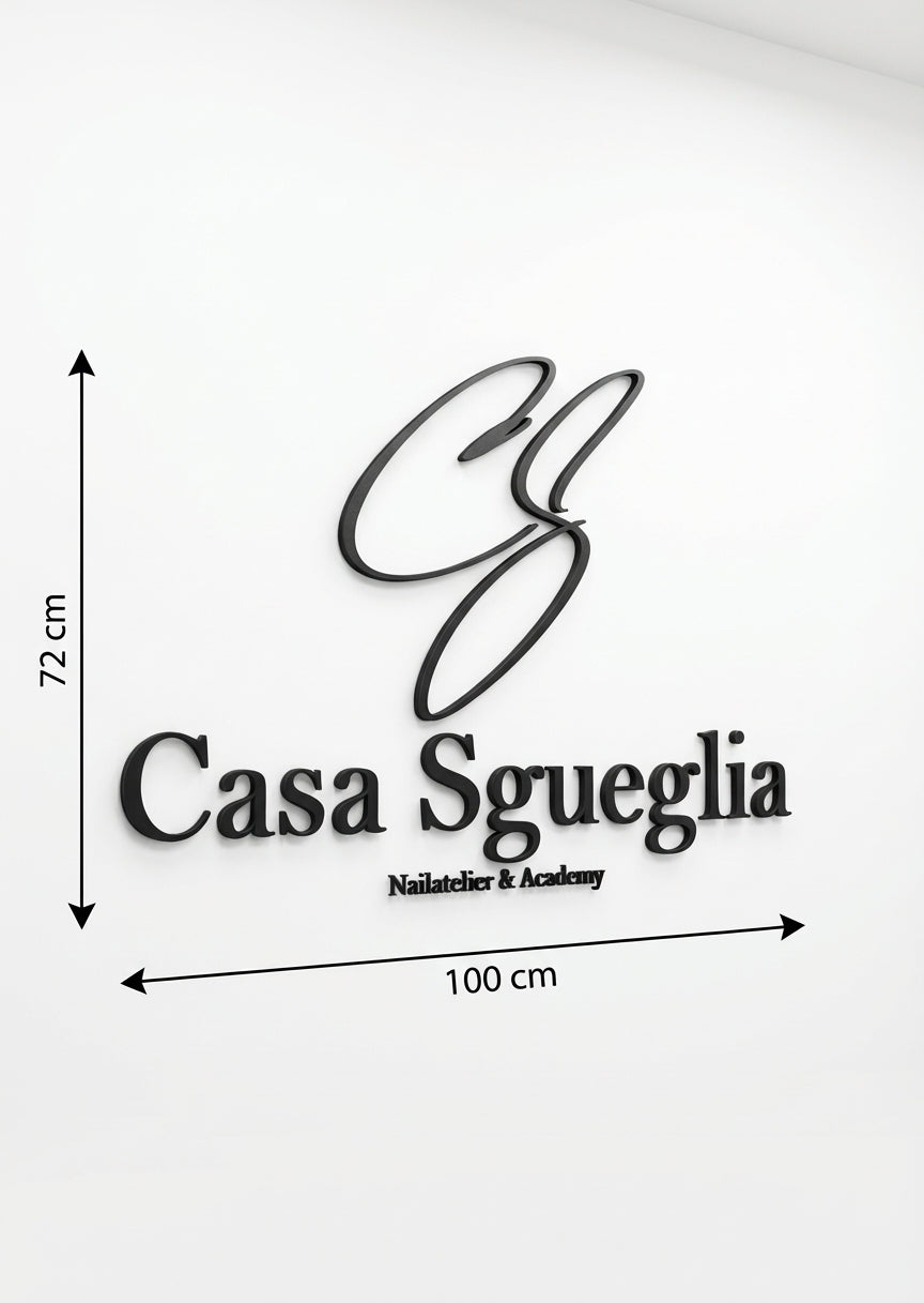 3D Logo Julia Casa Sgueglia Nailacademy & Atelier