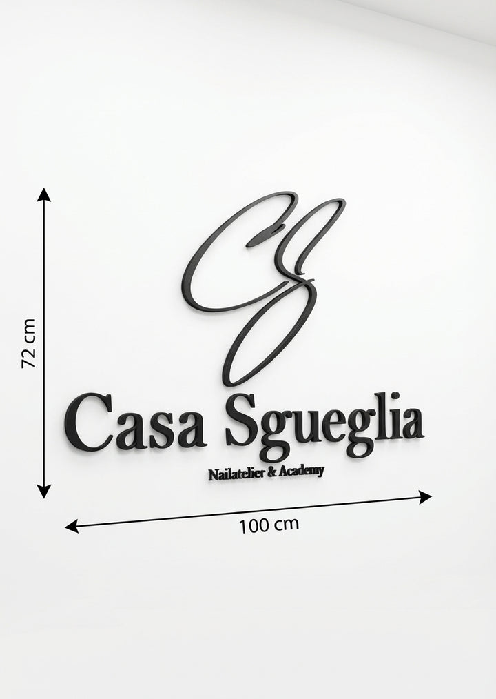 3D Logo Julia Casa Sgueglia Nailacademy & Atelier