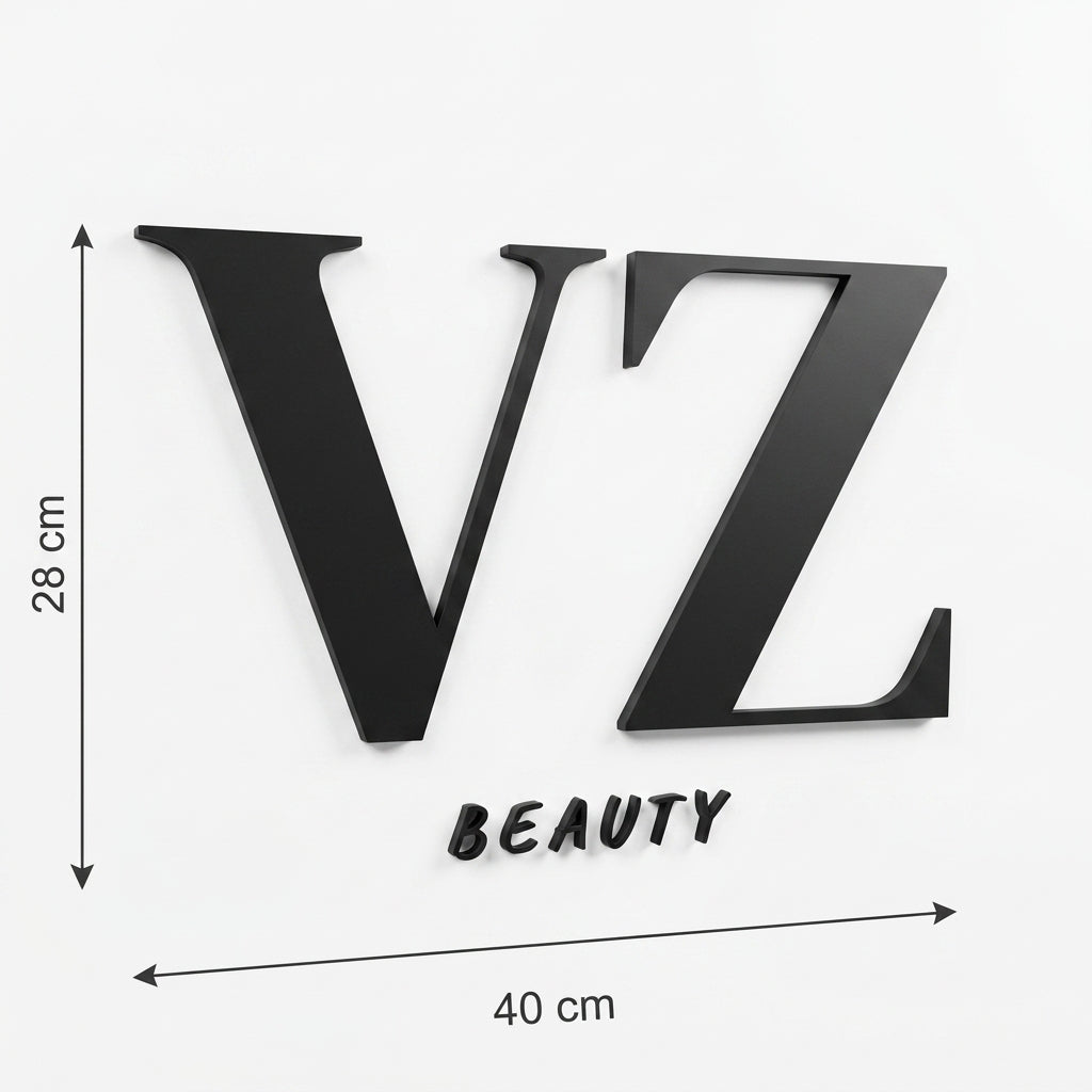 3D Logo Vanessa VZBeauty