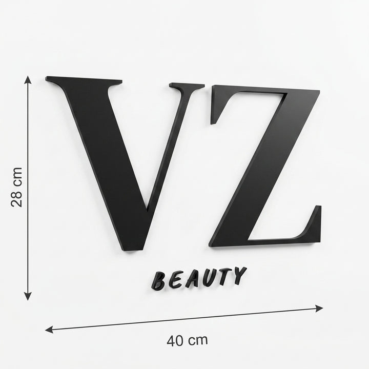 3D Logo Vanessa VZBeauty