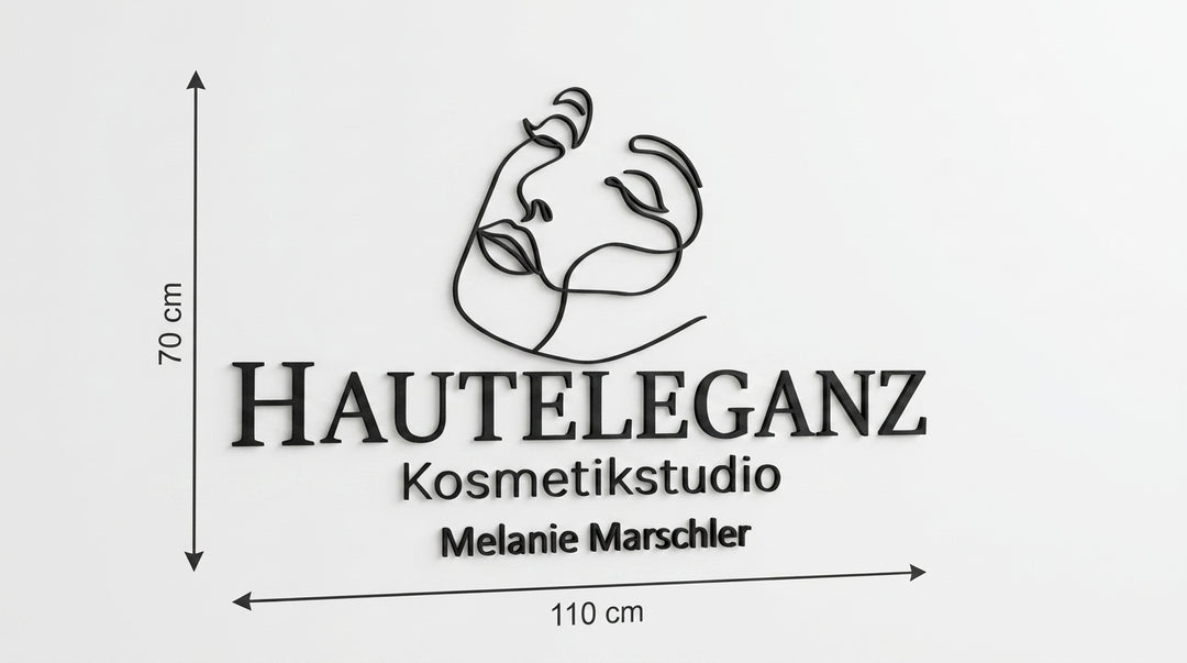 3D Logo M Hauteleganz