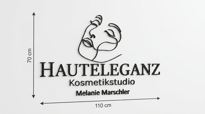 3D Logo M Hauteleganz