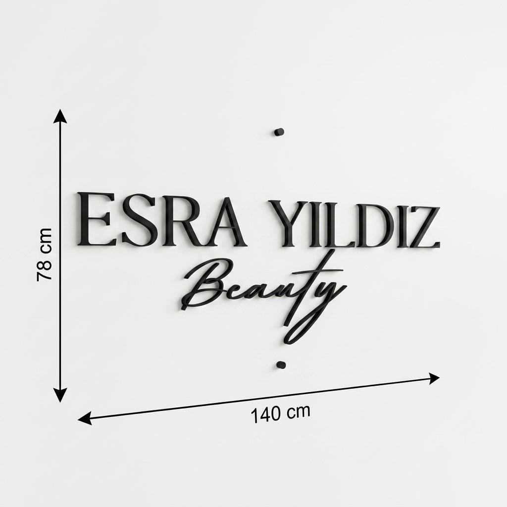 3D Logo Esra Kosmetik