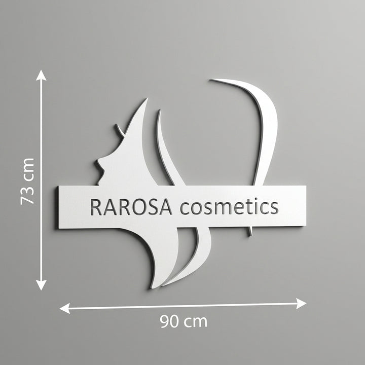 3D Logo Sabrina rarosa cosmetics