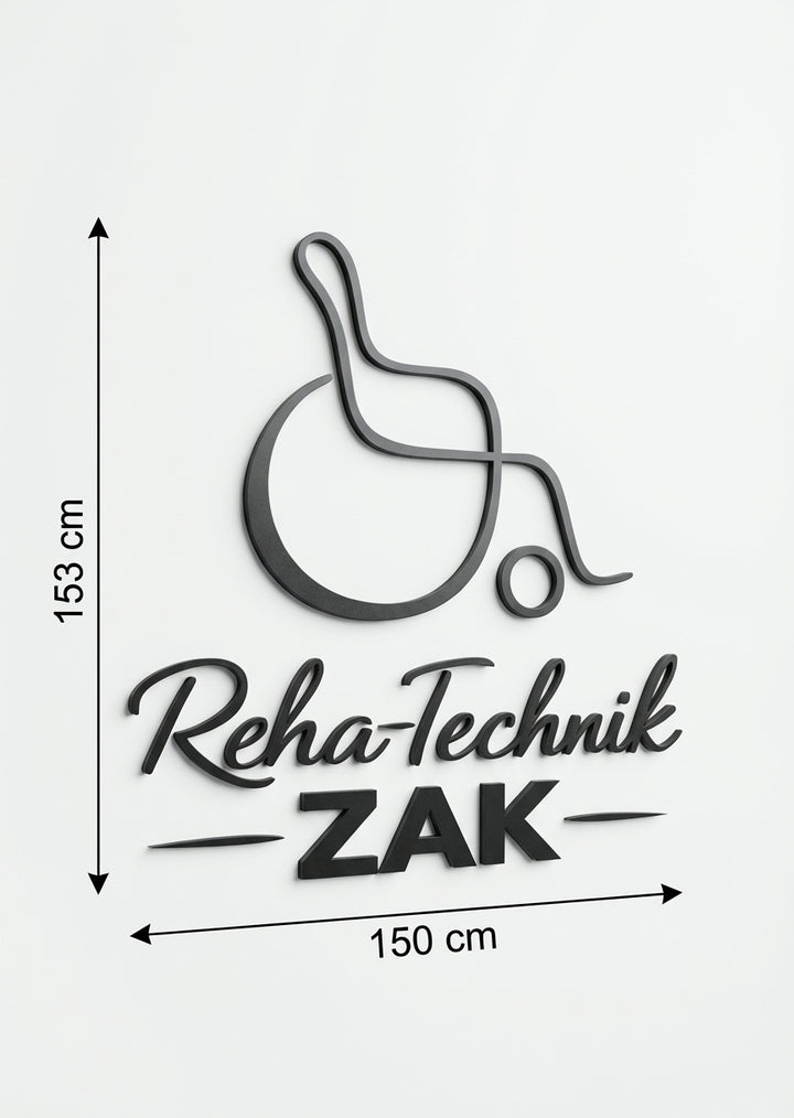 3D Logo Milan Reha-Technik ZAK