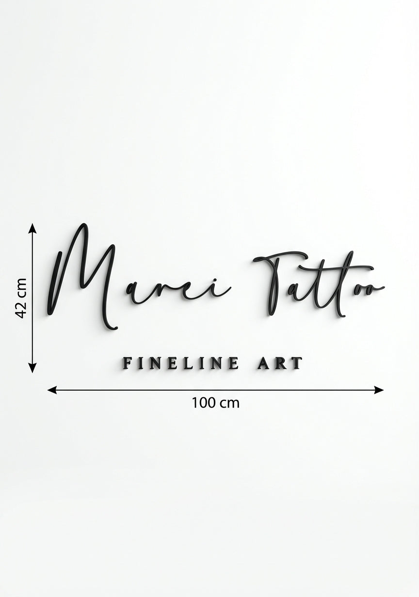 3D Logo Jana Marei - Marei Tattoo