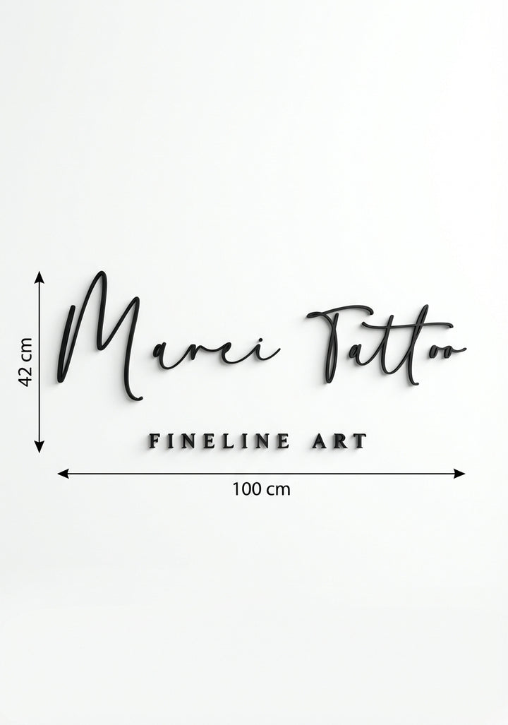 3D Logo Jana Marei - Marei Tattoo