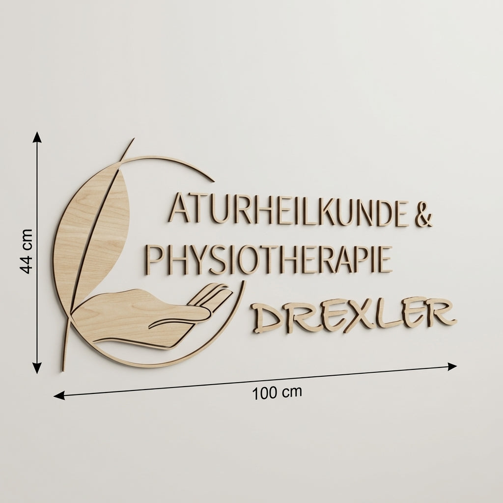 3D Logo Rebecca Praxis für Naturheilkunde und Physiotherapie