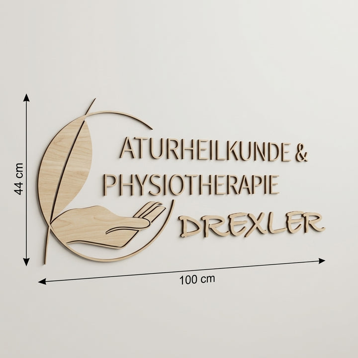3D Logo Rebecca Praxis für Naturheilkunde und Physiotherapie