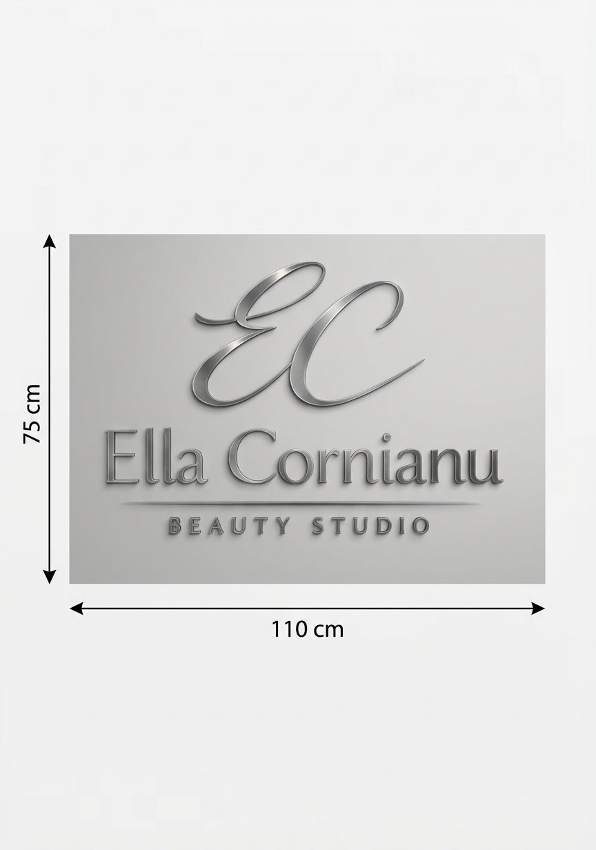 3D Logo Ionela - Ella cornianu beauty studio