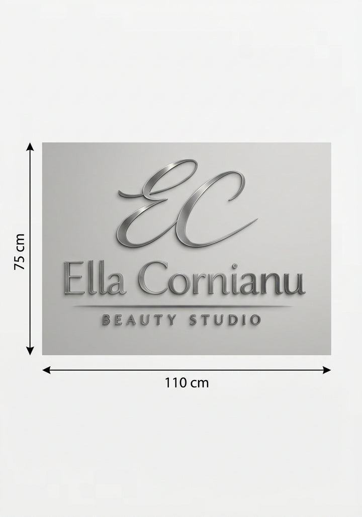 3D Logo Ionela - Ella cornianu beauty studio