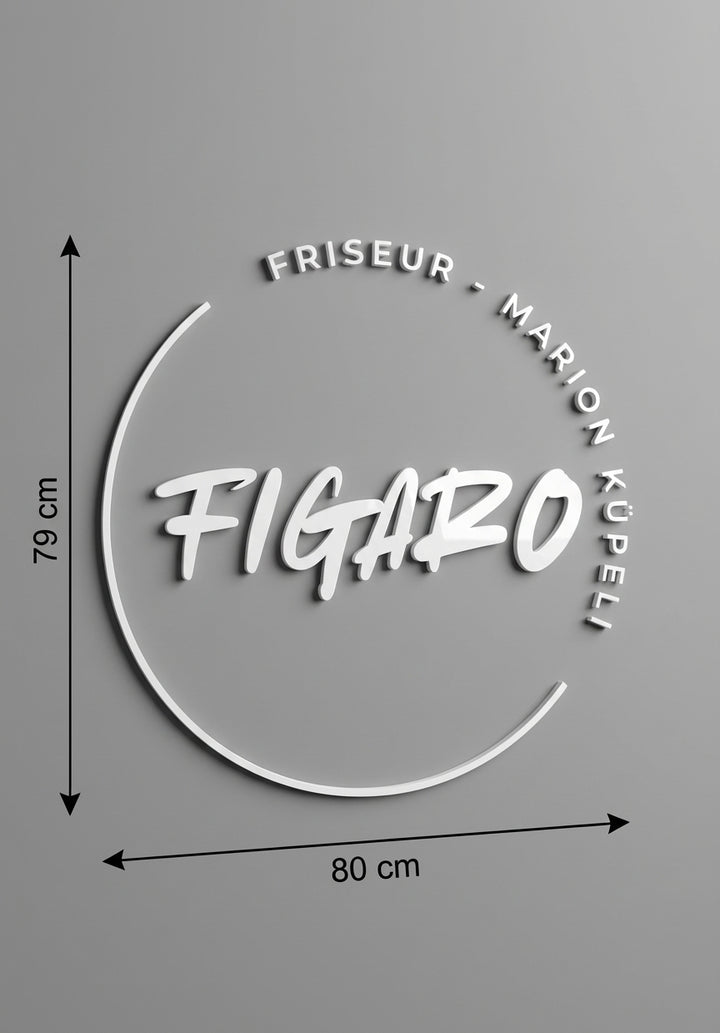 3D Logo Marion Friseur Figaro