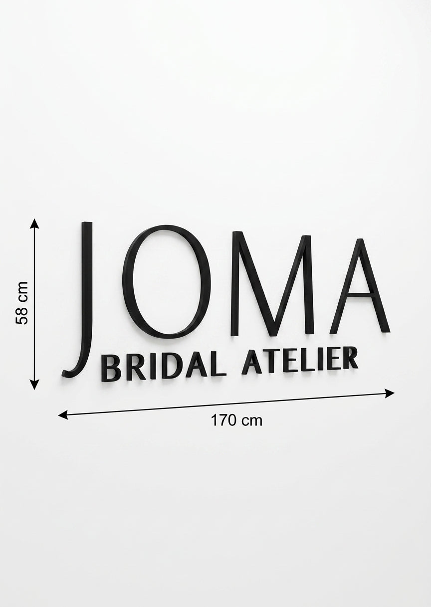3D Logo Maja JOMA Bridal Atelier
