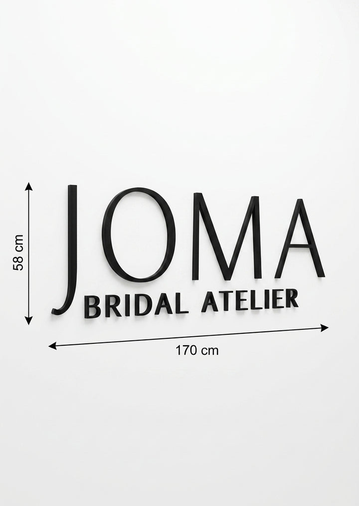 3D Logo Maja JOMA Bridal Atelier
