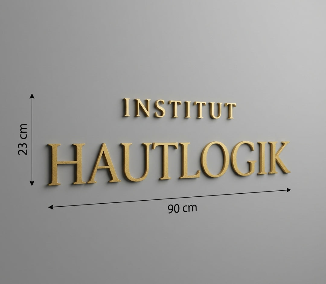 3D Logo Daniela Kosmetik Schwabing
