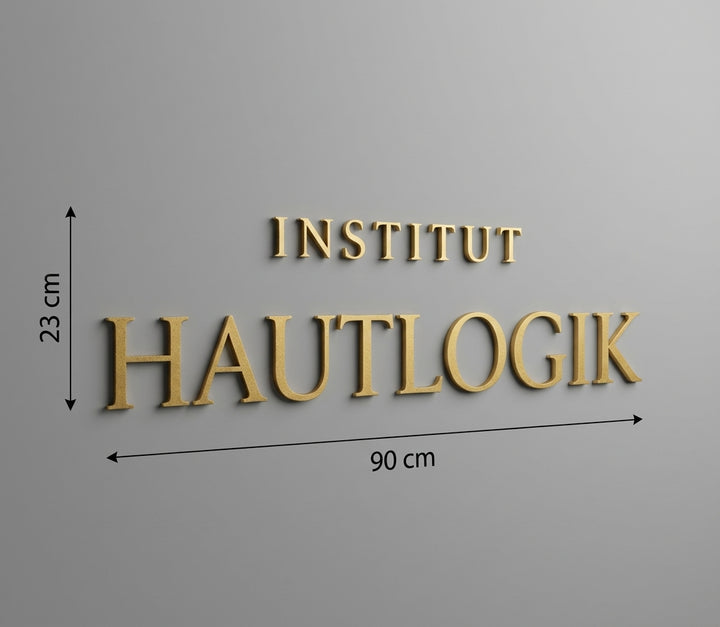 3D Logo Daniela Kosmetik Schwabing