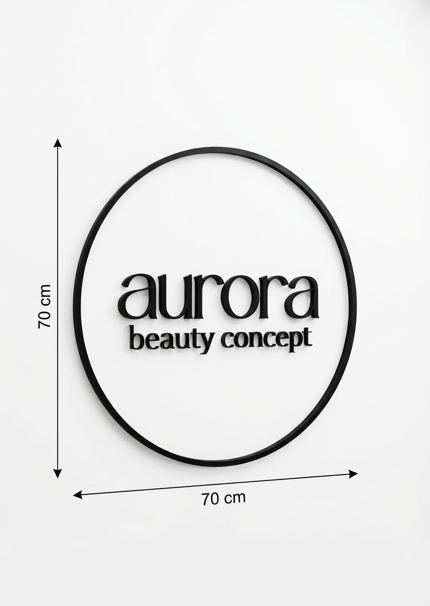3D Logo Melissa Aurora beauty concept