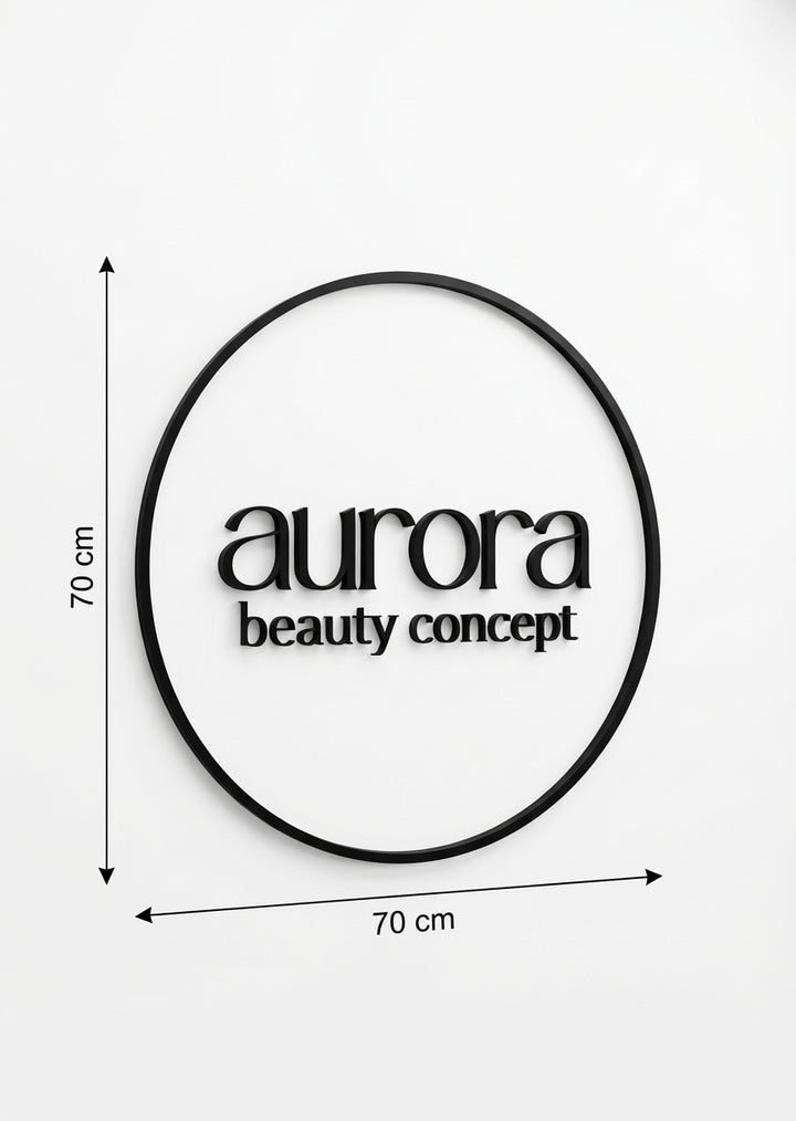 3D Logo Melissa Aurora beauty concept