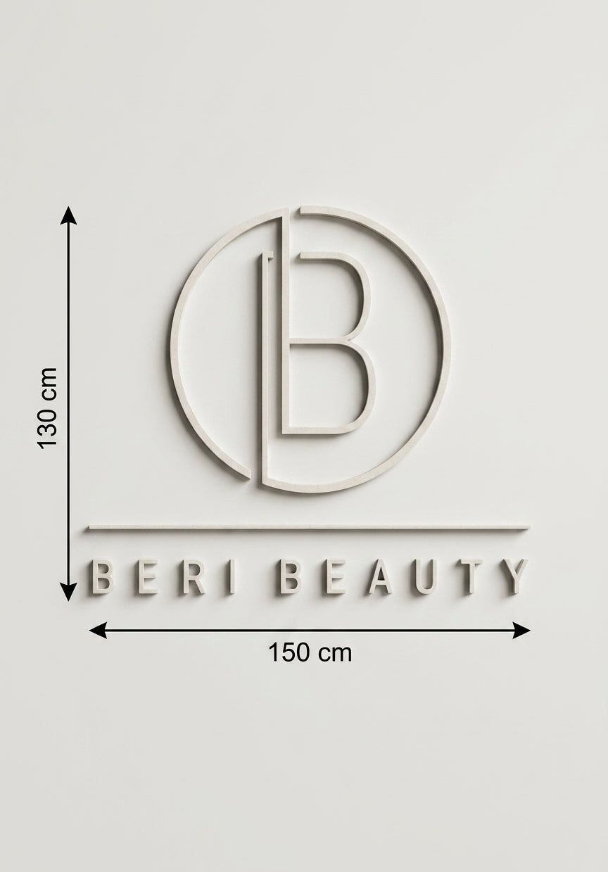 3D Logo ‏Berivan Beribeauty