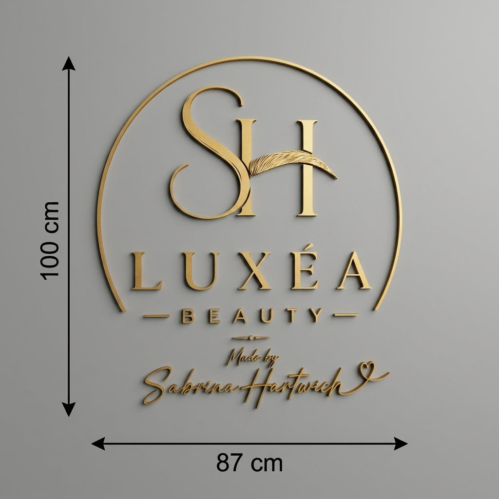 3D Logo Sabrina Luxéa Beauty