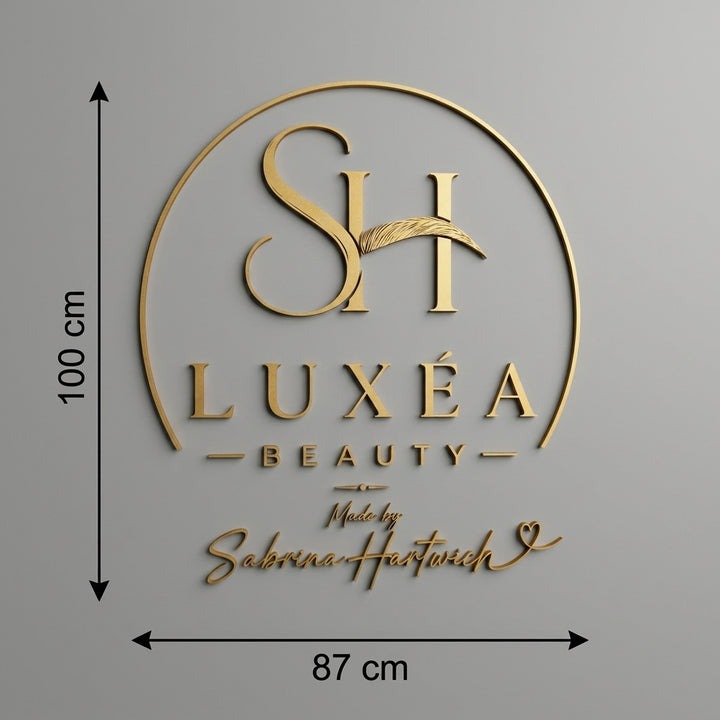 3D Logo Sabrina Luxéa Beauty
