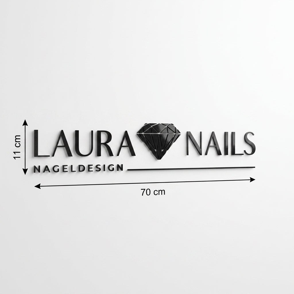 3D Logo Laura Laura Nails