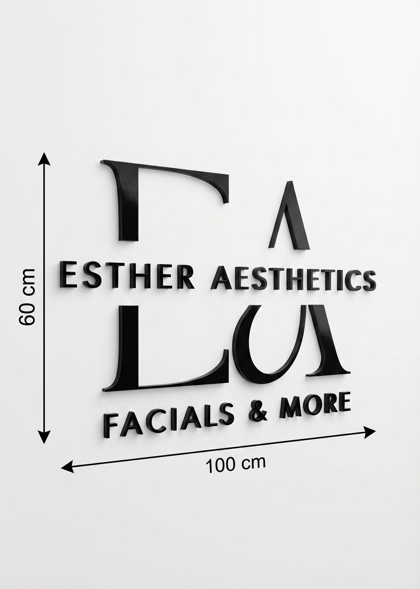 3D Logo Esther EA EstherAesthetics