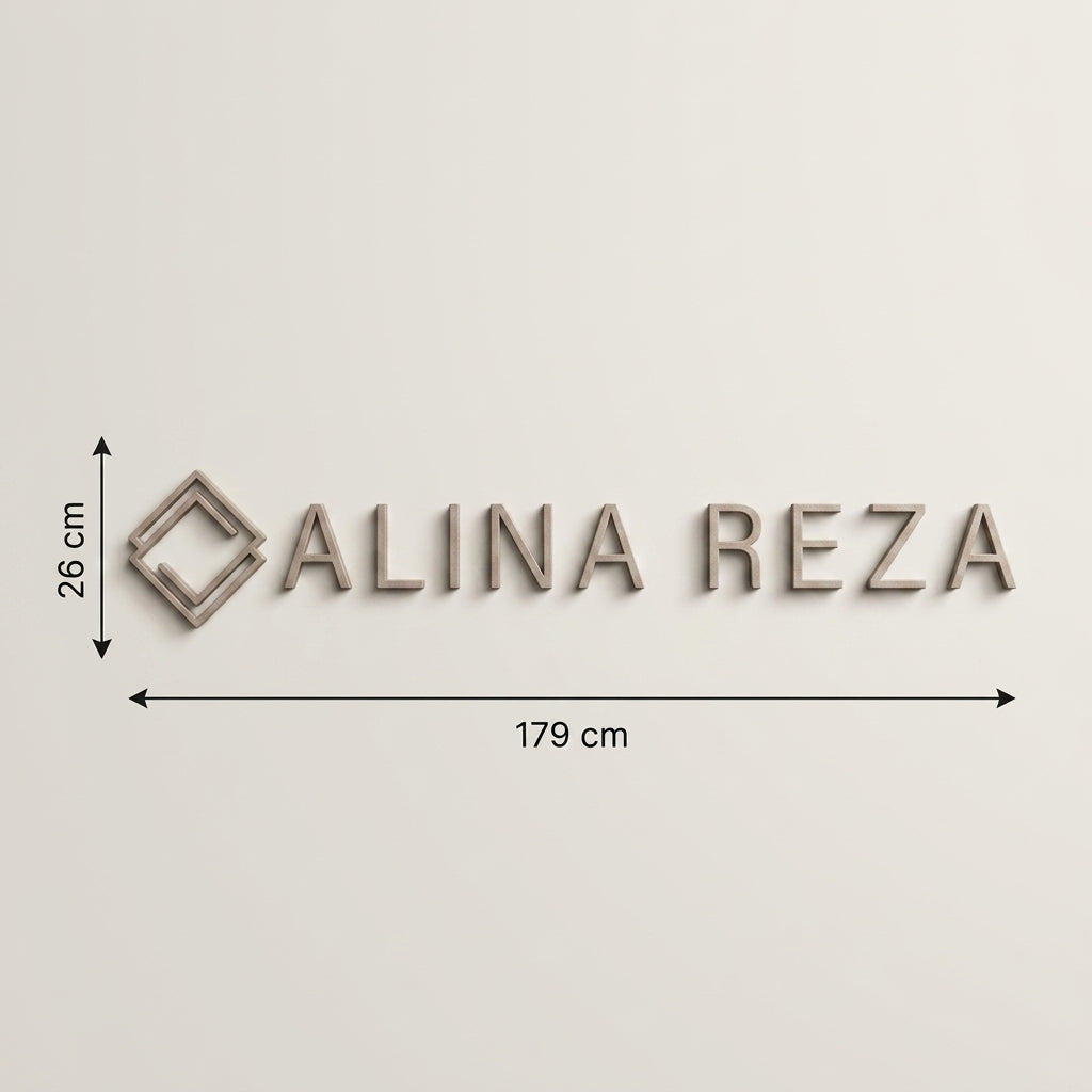 3D Logo Alina