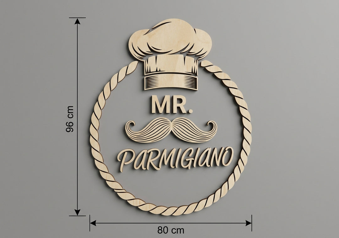 3D Logo Resat Mr. Parmigiano